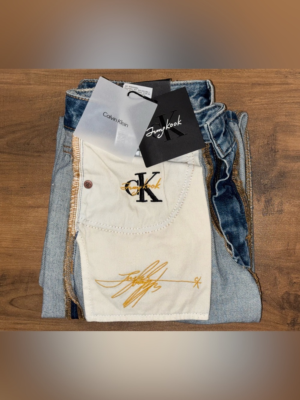 JungKook Calvin Klein CKJK (Size 26) 90s Straight Jeans BTS NWT